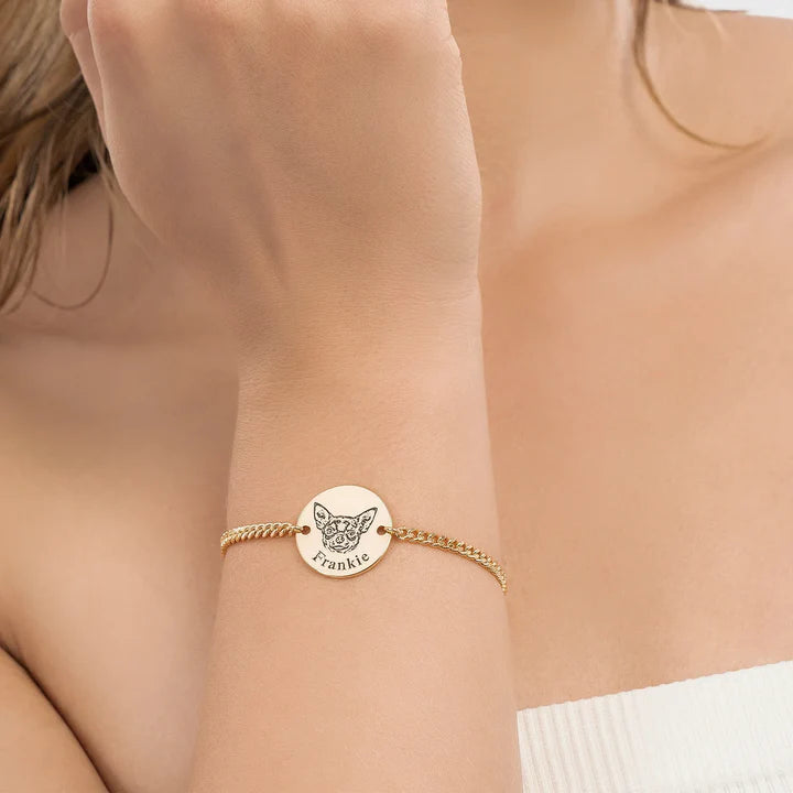 Personalisiertes Haustiergesicht Armband