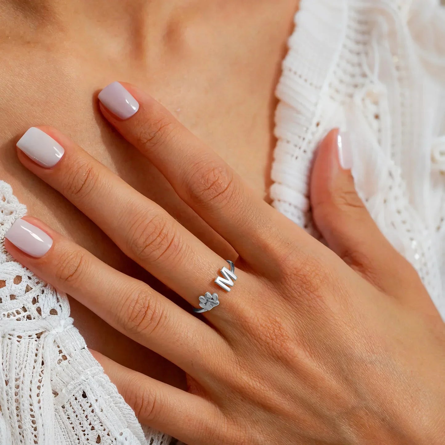 Personalisierter Haustier-Initialenring