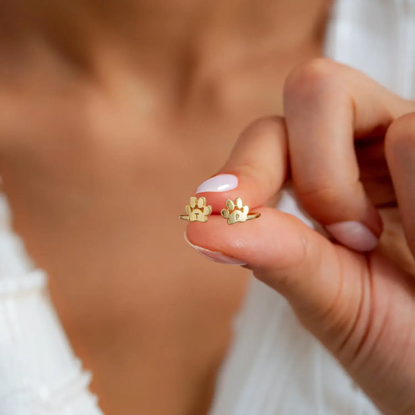 Personalisierter Haustier-Initialenring