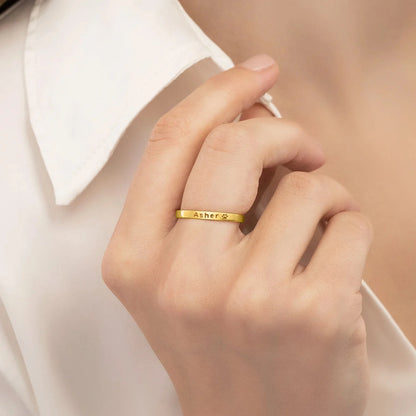 Personalisierter Haustier-Namensring