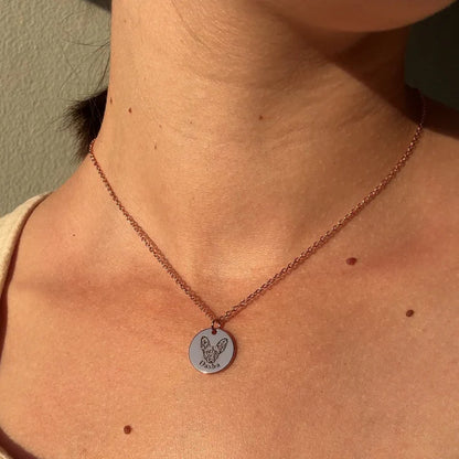 Personalisierte Haustiergesicht Halskette