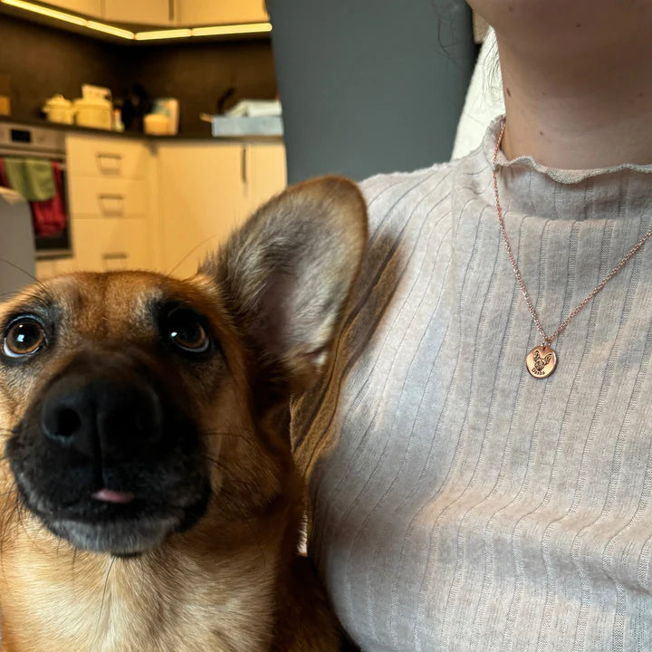 Personalisierte Haustiergesicht Halskette