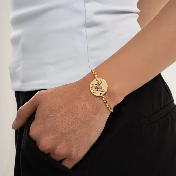 Personalisiertes Haustiergesicht Armband