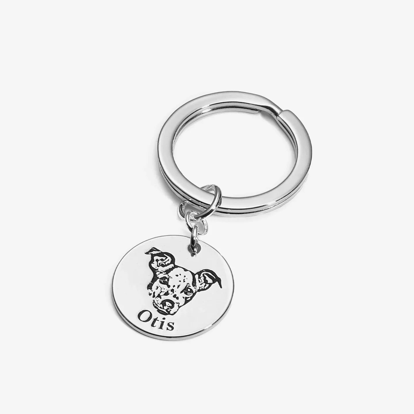 Personaliserter Haustiergesicht Schlüsselanhänger