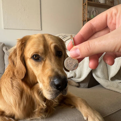 Personaliserter Haustiergesicht Schlüsselanhänger