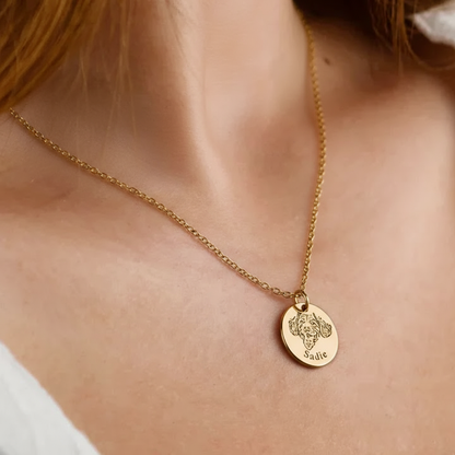 Personalisierte Haustiergesicht Halskette