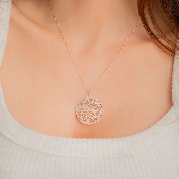 Personalisierte Karten Halskette