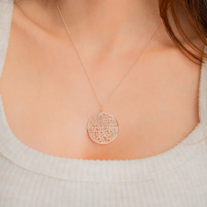 Personalisierte Karten Halskette