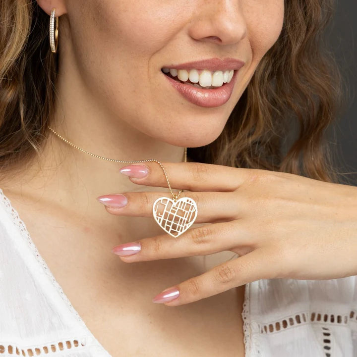 Personalisierte Karten Halskette