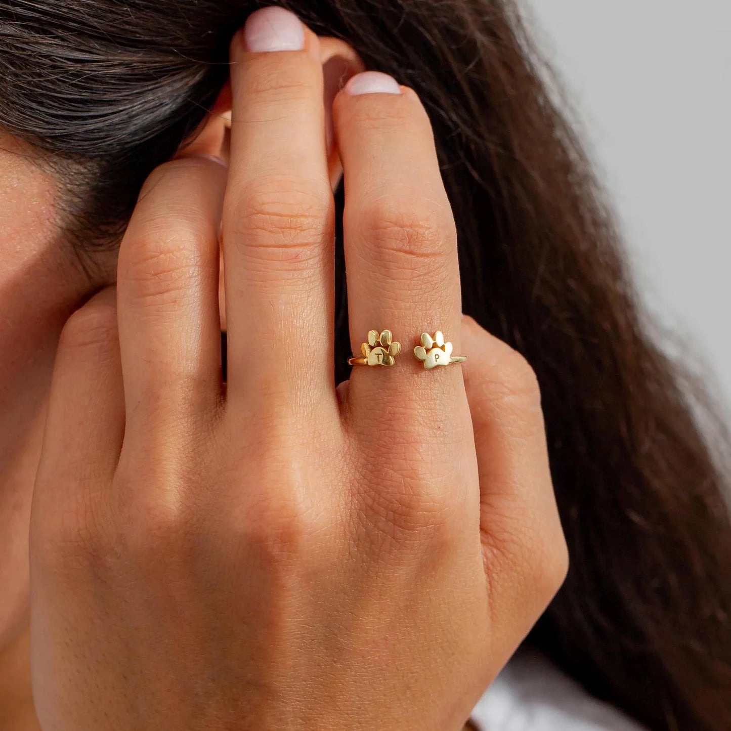 Personalisierter Haustier-Initialenring