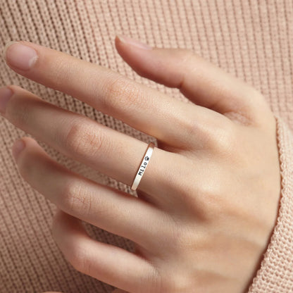 Personalisierter Haustier-Namensring