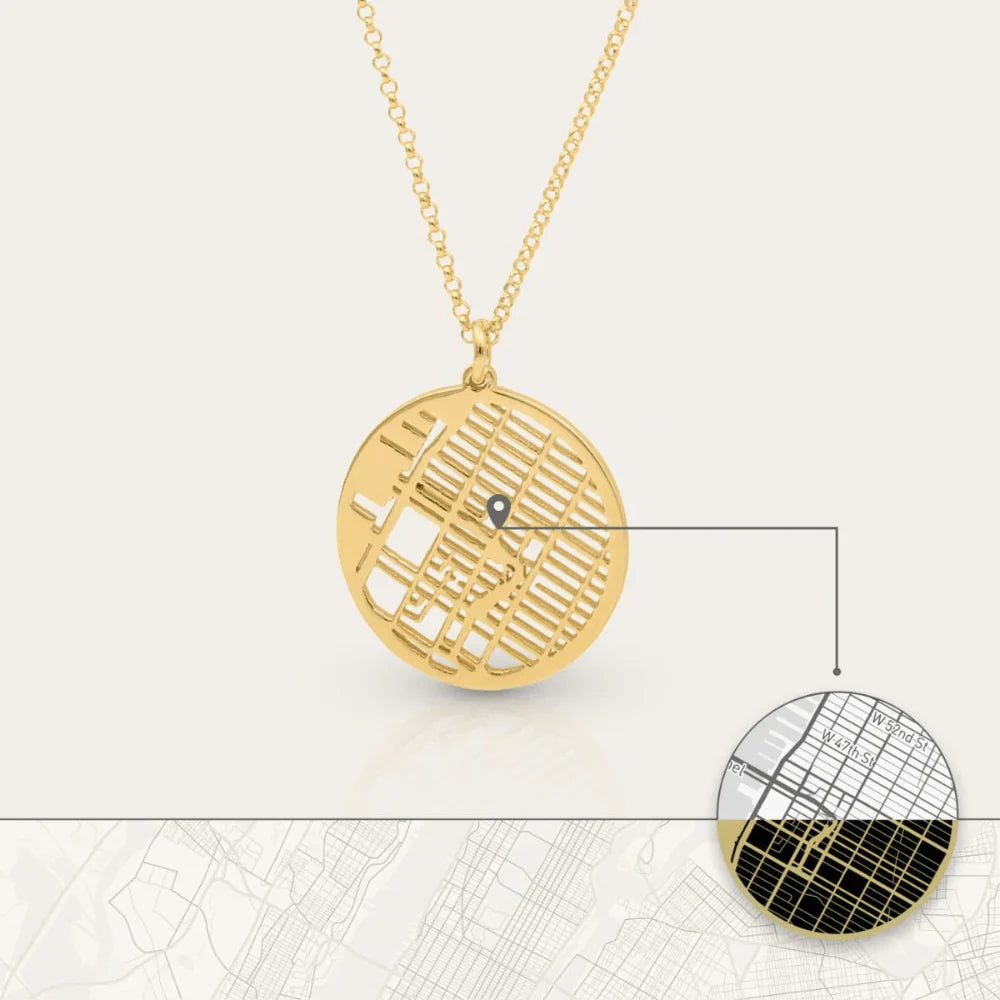 Personalisierte Karten Halskette